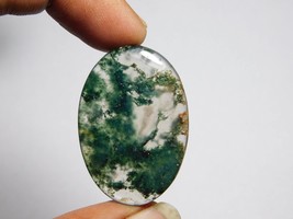 Moss agate Amazing Quality Gemstone Natural Moss agate Cabochons Handmade Moss a - £8.97 GBP