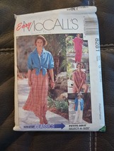 McCall's Misses' Shirt Jacket Pants Shorts Skirt Sew Pattern 8281 Sizes 20 - 24 - £6.82 GBP