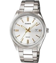 Casio Collection Mod. Date - Silver, Gold Indexes - £79.10 GBP