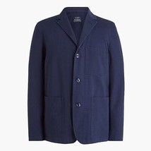 NWT Mens Size XS J. Crew Navy Blue Cotton Chore Unstructured Blazer Jacket - £50.12 GBP