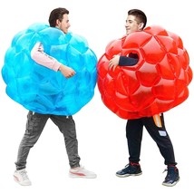 Inflatable Buddy Bumper Balls 2Pcs, Kids Soccer Ball Giant Human Hamster Knocker - £81.18 GBP