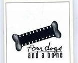 Playbill Four Dogs and a Bone 1994 Peter Jacobson Reg Rogers Ann Magnuson  - £9.34 GBP