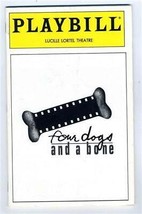 Playbill Four Dogs and a Bone 1994 Peter Jacobson Reg Rogers Ann Magnuson  - $11.88
