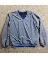 Vintage Ashworth Golf Sweatshirt Men&#39;s Extra Large Blue Polyester Lining... - $456.77 MXN