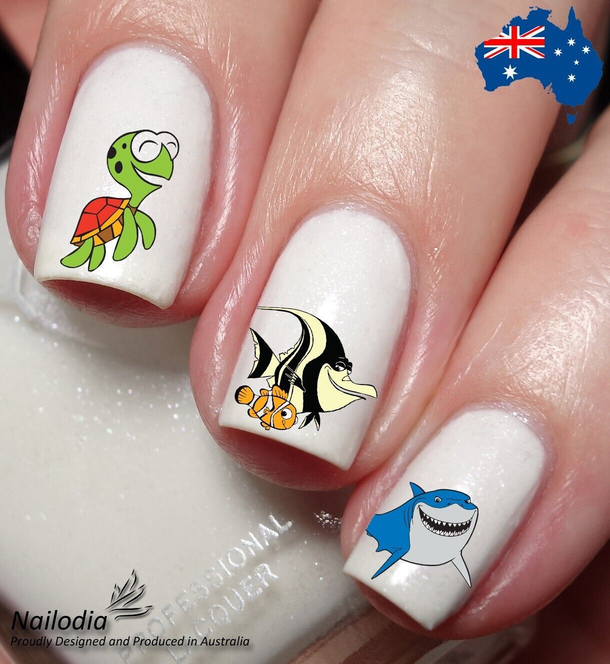 Finding Nemo Fish Nail Art Decal Sticker Water Transfer Slider
