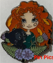 Disney Pixar Princess Merida from Brave Chibi Floral Loungefly Mystery pin - £12.66 GBP