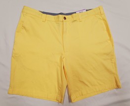 42 Club Room SHORT TABLE Lemon Ice Yellow STRETCH Classic Fit 9&quot; Shorts 42&quot; - $27.23