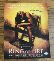 Emile Griffith Autographed 11x14 Ring of Fire Photograph D.2013 HOF JSA COA - £17.99 GBP