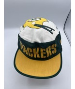 Vintage 80s 90s Green Bay Packers Painter&#39;s Hat Cap Retro Logo Design NFL - £11.40 GBP