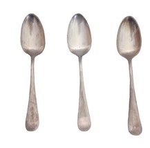 3 Vintage 1835 R. Wallace A1 Silver Plate 8.25&quot; Serving Spoon Monogram B... - $21.99