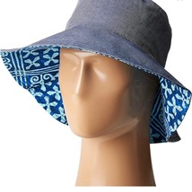 Vera Bradley Navy Oxford Reversible Bucket Beach Hat NWT O/S - £21.68 GBP