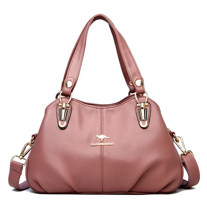 Luxury Soft Leather Handbags Designer Retro Crossbody Bags for Women New... - $52.48