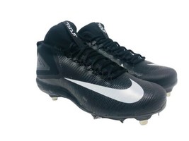 Nike Zoom Trout 3 Metal Baseball Cleats Black/White Men&#39;s Size 11.5 856503-011 - £31.65 GBP