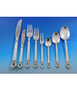 Acorn by Codan Mexican Sterling Silver Flatware Set for 12 Service 99 pi... - £5,048.65 GBP
