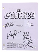 Astin Feldman Cohen Huy Quan Signed The Goonies Script God Bless Insc JSA ITP - £229.89 GBP