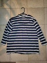  Guess By Georges Marciano Striped Long Sleeve Shirt Multi Large Vintage... - $48.50