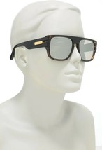 Gucci GG0664S 004 Dark Havana/Black Mirrored Rectangular Sunglasses GG 0... - $299.00