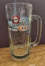 A&amp;W Root Beer 85th Anniversary &quot;1919-2004&quot;  Thick Glass 7&quot; Tall Mug  EXC... - $10.65
