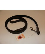 BARK LOVER DOG LEASH BRAND NEW SIMULATED BROWN LEATHER - £7.07 GBP