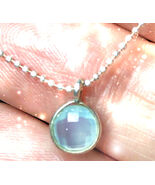 HAUNTED NECKLACE AQUAMARE VITA OF LIVING JOY HAPPINESS HIGHEST LIGHT MAGICK - $657.77