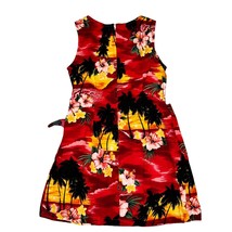 Red Hawaiian Print Sundress Sz 8 Pacific Legend - £15.10 GBP