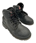 Brahma Sintetico 36161580 Men&#39;s Black Leather Waterproof Work Boots Size... - €6,95 EUR
