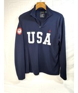 Polo Ralph Lauren Mens Olympic Paralympics Team 1/4 Zip Sweater L - $1,430.40 MXN
