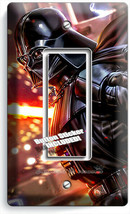 DARK SIDE DARTH VADER FLAME SWORD STAR WARS 1 GFCI LIGHT SWITCH PLATE RO... - $9.89