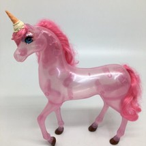 Barbie Dreamtopia Unicorn 12&quot; Figure Pink Translucent Body Ice Cream Horn - £11.16 GBP