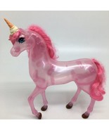 Barbie Dreamtopia Unicorn 12&quot; Figure Pink Translucent Body Ice Cream Horn - £11.05 GBP