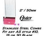 OSTER STAINLESS STEEL GUIDE 2" COMB*Fit A5 GOLDEN,TURBO,VOLT,PRO3000i,A6... - $24.99