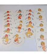 Vintage Paper Coasters Set 25 Risque girls dirty bar humor girly funny n... - $931.33 MXN