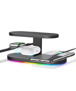Techno S UV Sterilizer &amp; 3-in-1 Wireless Charger for Apple, Samsung + Ad... - $133.64