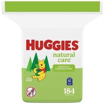 Huggies Natural Care Sensitive Baby Wipes, Unscented, Hypoallergenic, 99% - £10.68 GBP
