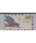 ZAYIX US C26-11 FDC Gladys Adler hand-painted cachet 8c airmail 101323USF02 - £99.62 GBP