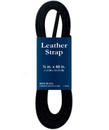 Silver Creek Leather Strap 3/4&quot;X48&quot;-Black - $23.61 CAD