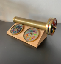 Handmade ORIGINAL Roy Cohen Giant Extra Wheels Kaleidoscope-
show original ti... - $179.96