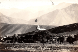 Monterrey Mexico Obispado Hill Real Photo Postcard Rppc Mountains - $19.32