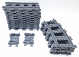 Lego 60205 City Train Tracks Set Straights, Curves &amp; Flexible lot - £6.33 GBP