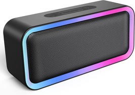 Bluetooth Speaker Bluetooth 5.3 Wireless Portable Speaker with 10W Stereo Sound  - £32.58 GBP
