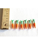 6x Lego Orange Carrots with Stems Food Kitchen Healthy Snack Bunny Rabbi... - €8,01 EUR