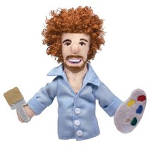 Bob Ross The Joy of Painting Figure Magnetic Plush Finger Puppet NEW UNUSED - £6.25 GBP