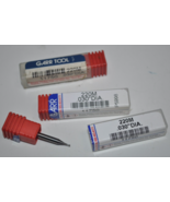 Lot of 3 Garr Tool Carbide End Mills 220m .030&quot; Dia  Part# 11750 - €31,57 EUR