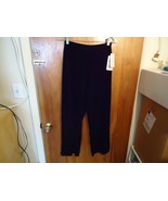 &quot; NWT &quot; Notations Size S Black Stretch Waistband Shimmer Type Of Pants - £21.90 GBP