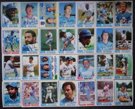 1982 Topps Kansas City Royals Team Set of 28 Baseball Cards - £6.32 GBP