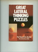 2 puzzle books GREAT LATERAL THINKING PUZZLES/Symbol Simons - $4.00