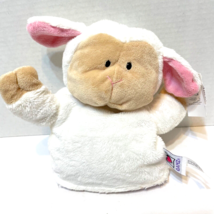Get Your Hands on a Ganz Plush Soft White Lamb Sheep Hand Puppet with Tags 9" - $14.58
