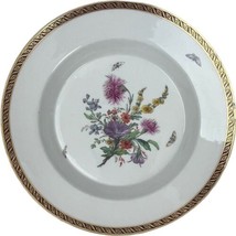18th 19th Century Handpainted Porcelain Bowl Floral Blue Sceptre Mark Underglaze - £93.13 GBP