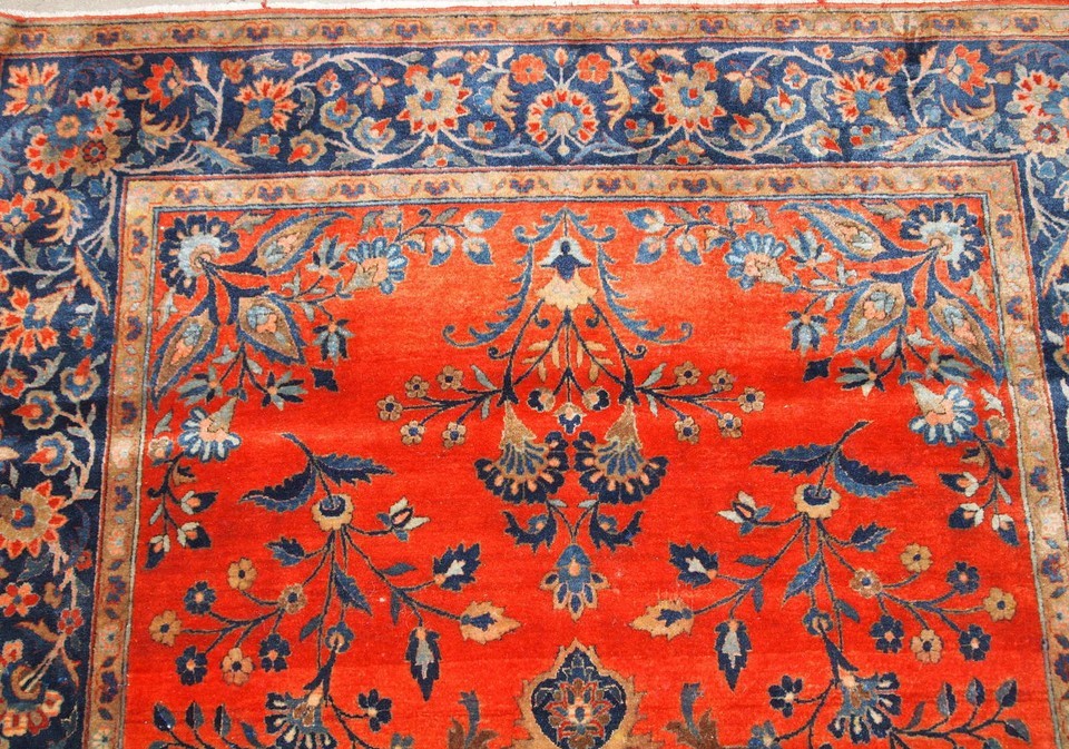 Handmade antique Oriental rug 4' x 6.4' (122cm x 195cm) 1920s - 1B785 Item image 4