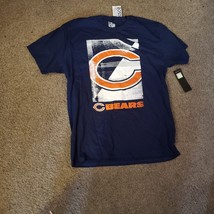 NWT Chicago Bears Football NFL Team Apparel T Shirt Navy Blue sz- M Med - $435.93 MXN